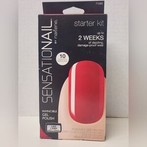Scarlet Red Sensational by Nailene Starter Kit Invincible Gel Polish & Led Lamp
